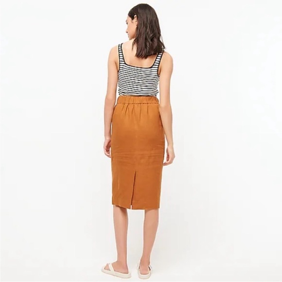 J. Crew - Pull-on linen skirt - Picture 2 of 6